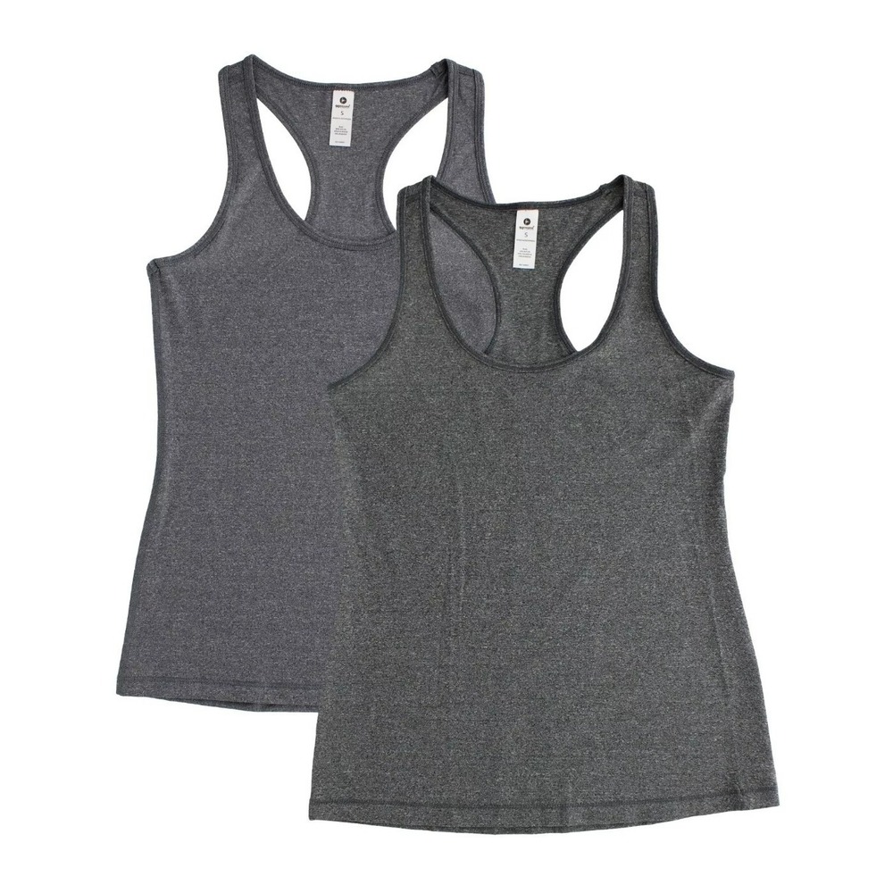 90-Degrees by Reflex 2-Pack Tank Tops‎ Scoop Neck Racerback Top Small